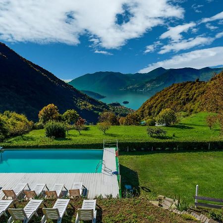 Cozy Chalet At Marone Lake Lombardy With Pool Extérieur photo
